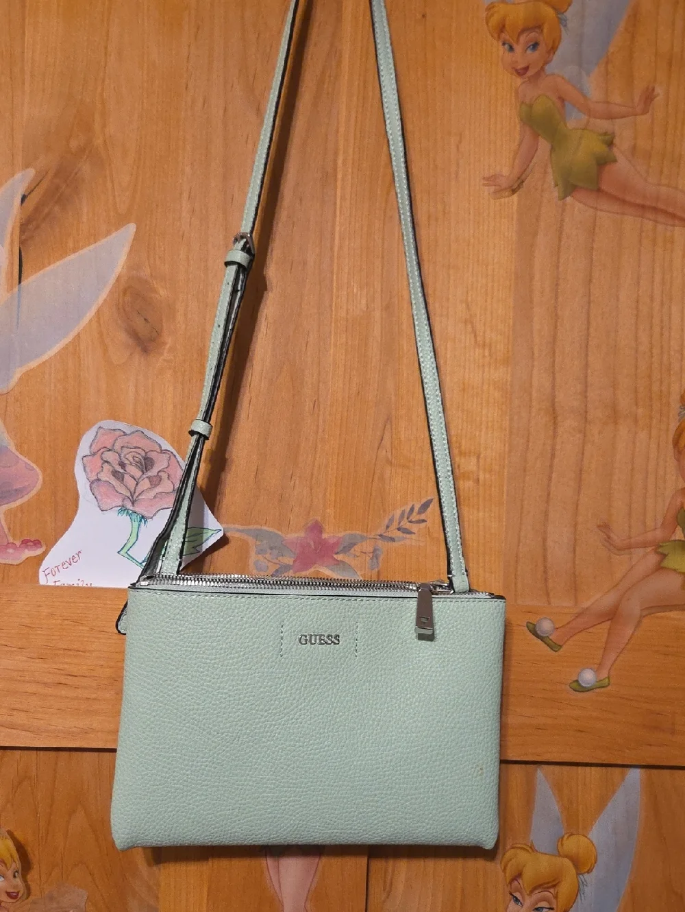 Guess Mint Green Crossbody Bag - Picture 1 of 9
